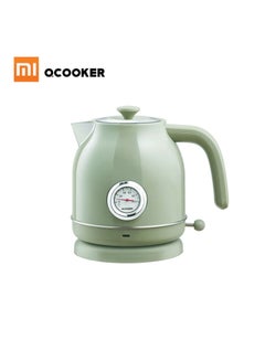 Retro Electric Kettle With Thermometer Display PAA0901GR_P Green