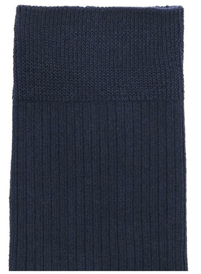 MUJI Right Angle Cotton Short Socks Navy  - Image 2