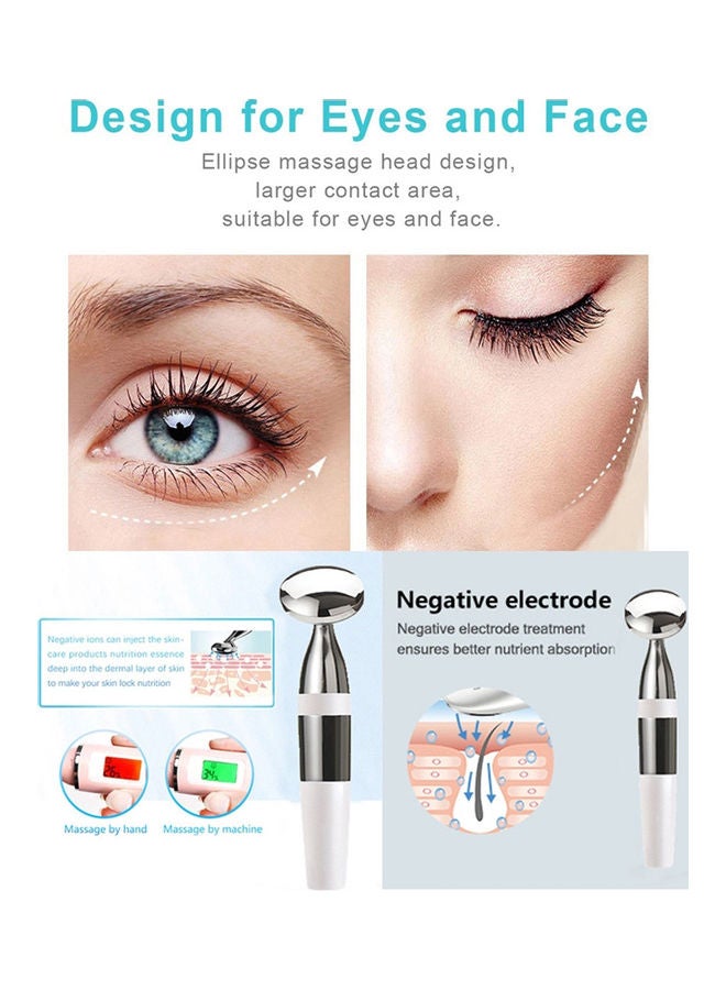 Generic Portable Face Massager White  - Image 5