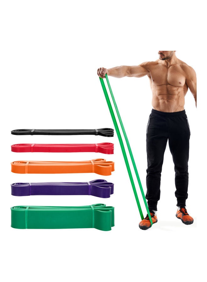 Natural Latex Pull Up Assist Resistance Loop Band Orange 30.00*2.00*8.00cm - Image 5