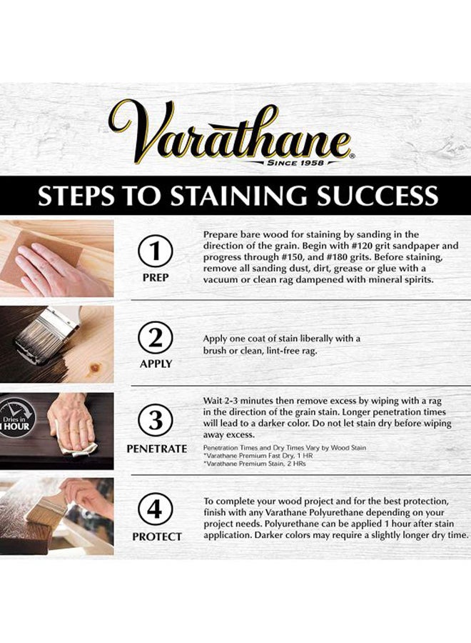 RUST-OLEUM Varathane Premium Fast Dry Wood Stain Cabernet - Image 2