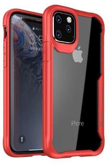 TPU Protective Case For Apple Iphone 11 Pro Clear/Red Clear/Red