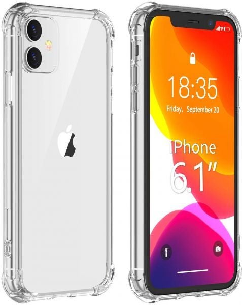 TPU Protective Case With Gel Bumper For Apple iPhone 11 Clear - Image 1