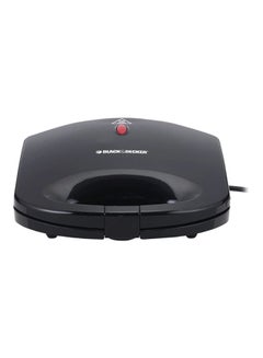 بلاك اند ديكر ماكينة صنع السندويشات غير لاصقة بشريحتين 600 W TS1000-B5 أسود  - Image 2