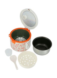 KRYPTON Electric Rice Cooker With Steamer KNRC6022 White/Orange  - Image 3