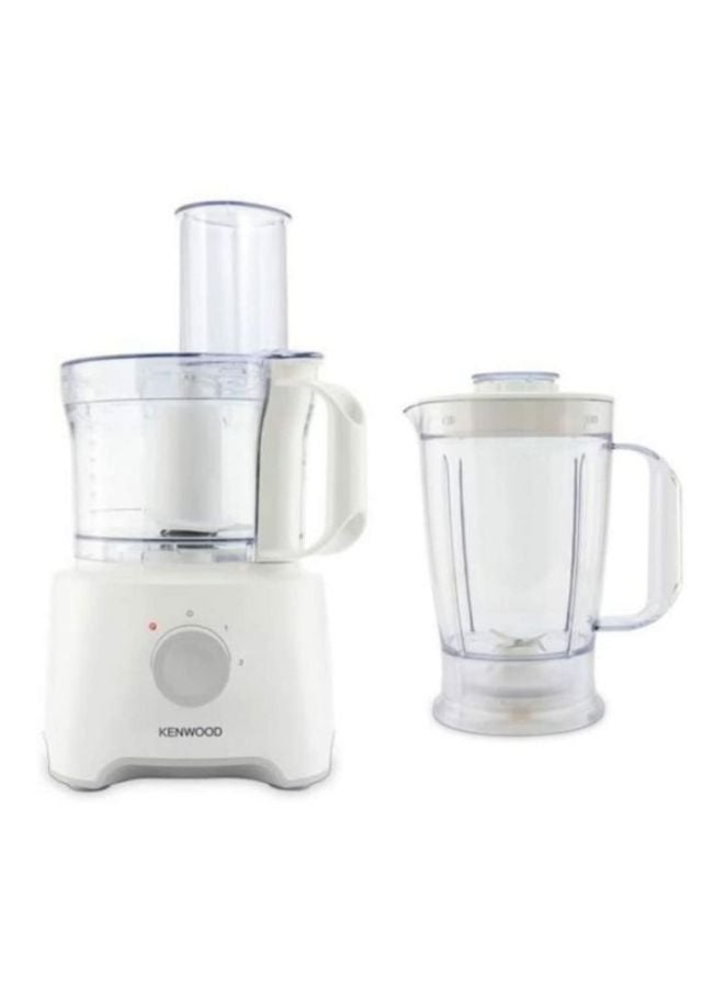 Food Processor, Bowl, 1.7L Blender Bowl, 6 Processing Tools, Blender, Whisk, Dough Maker, Citrus Juicer 2.1 L 800 W OWFDP303WH White