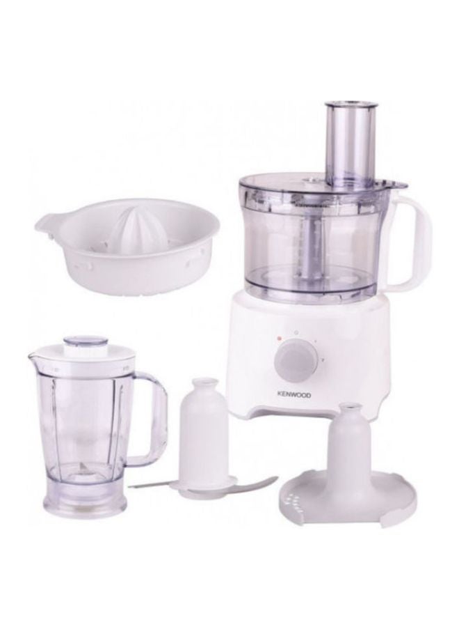 Food Processor, Bowl, 1.7L Blender Bowl, 6 Processing Tools, Blender, Whisk, Dough Maker, Citrus Juicer 2.1 L 800 W OWFDP303WH White