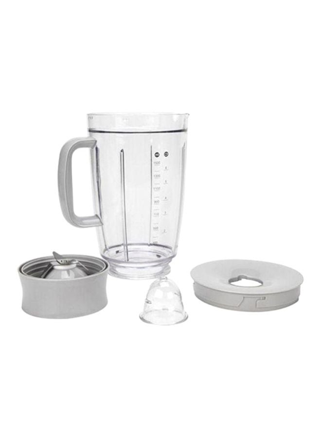 KENWOOD - Electric Classic Food Processor 1000W 1000.0 W FP735 Silver/Clear - Image 1