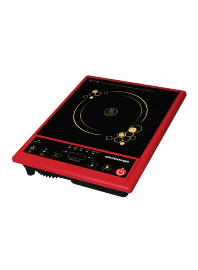 Olsenmark - Infrared Induction Cooker 2000W 2000.0 W OMIC2092X Black/Red/Gold - Image 1
