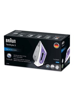 BRAUN Electric Corded Steam Iron 2350W 2350 W SI3042VI Purple/White  - Image 3
