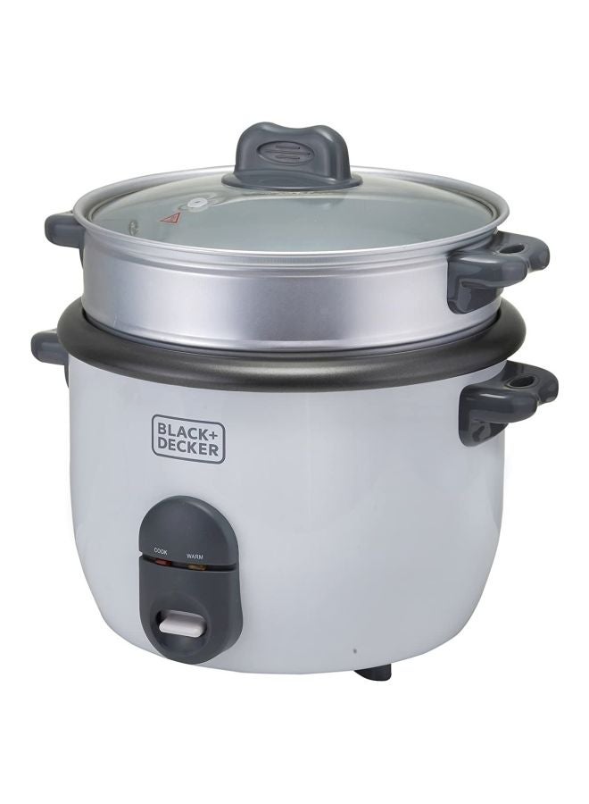 بلاك اند ديكر جهاز كهربائي لطهي الأرز سعة 1.8 لتر 1.8 L 700 W RC1860-B5 فضي  - Image 2