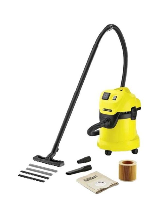 كارشر - مكنسة كهربائية متعددة الأغراض 1000 W Karcher WD3 1000w أصفر/ أسود - Image 1