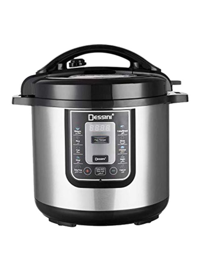 DESSINI Electric Pressure Cooker 8 L 8008-8L Silver/Black/Blue  - Image 1