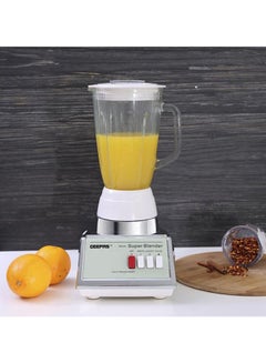 GEEPAS Electric 2-In-1 Blender 1.4 L GSB1603 Silver/White/Clear  - Image 5