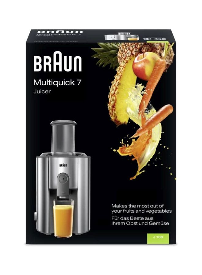 براون عصارة مالتي كويك 1000 W J 700 رمادي فضي - Image 4