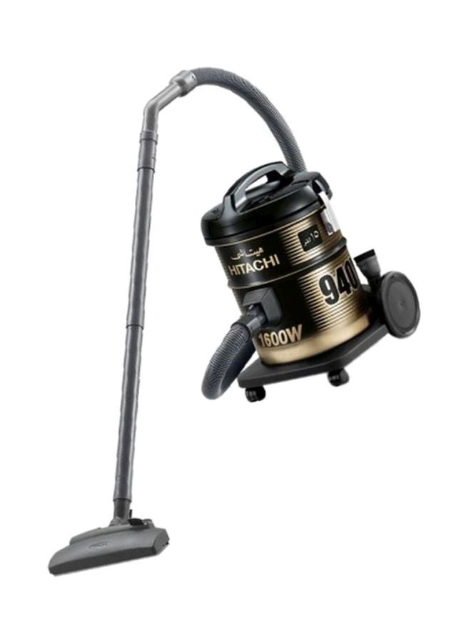 هيتاشي مكنسة كهربائية بخارية بقدرة 1600 وات 15 L 1600 W CV940Y-SS220-BK أسود/ذهبي/رمادي - Image 2