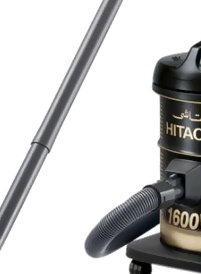 هيتاشي مكنسة كهربائية بخارية بقدرة 1600 وات 15 L 1600 W CV940Y-SS220-BK أسود/ذهبي/رمادي - Image 3