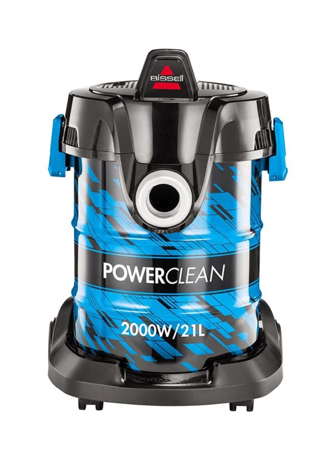 بيسيل مكنسة كهربائية باور كلين عالية الجودة للتنظيف الجاف 21 L 2000 W 2027E أسود/أزرق  - Image 4