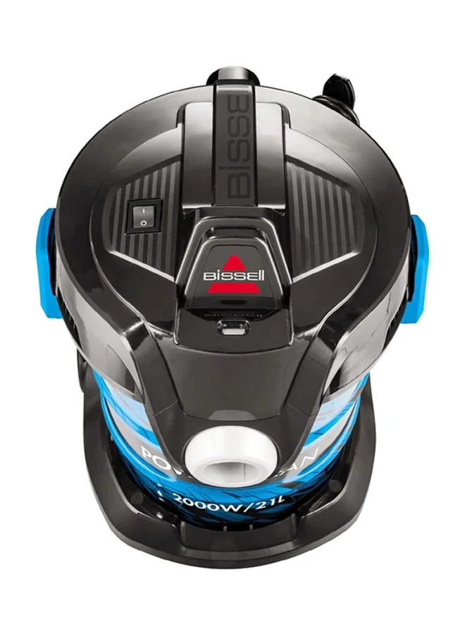 Bissell Powerclean Drum Vacuum Cleaner | 2027E | 2 Years Warranty 21 L 2000 W 2027E Blue/Black