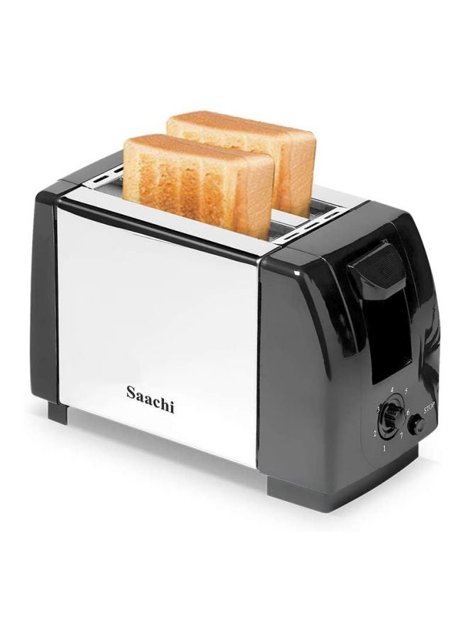 Saachi Stainless Steel 2 Slice Toaster 750W 750 W NL-TO-4567-BK Black  - Image 3