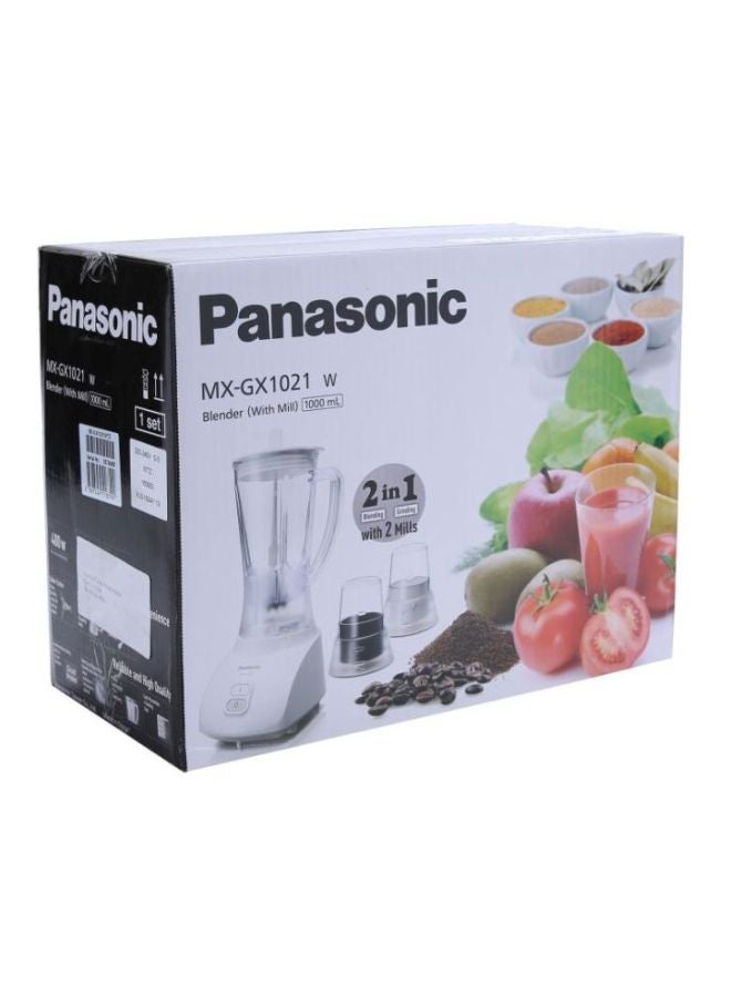 باناسونيك خلاط 1.0 L 400.0 W MX-GX1021 أبيض/ شفاف - Image 4