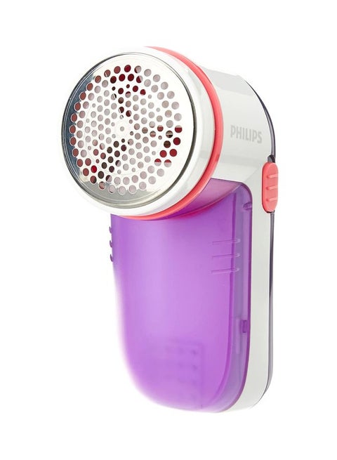 Portable Fabric Shaver And Lint Remover Purple/White