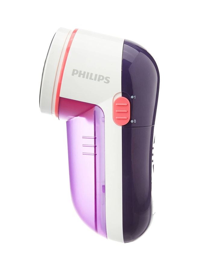 Philips - Portable Fabric Shaver And Lint Remover Purple/White - Image 1