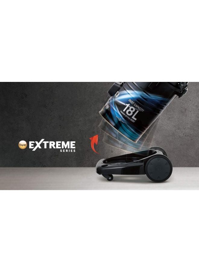 Panasonic Detachable Drum Canister Vacuum 2100W 18 L 2100 W MC-YL778A747 Black/Silver - Image 3