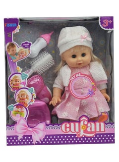 FISHER A Toy With a Hair Brush Blow Dryer Baby Doll 