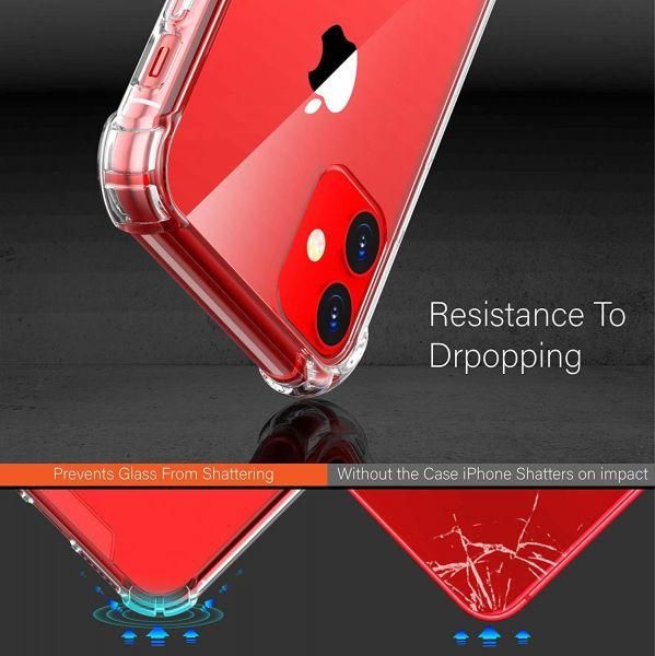 TPU Protective Case With Gel Bumper For Apple iPhone 11 Clear - Image 2