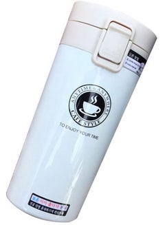 Thermal Bottle Coffee Mug White 8.4x8.2x18.4cm