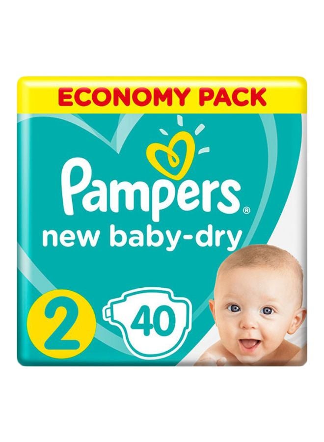 Pampers Baby Dry Diapers  Size 2, Mini, 3-8 Kg (40 Diapers)  - Image 2