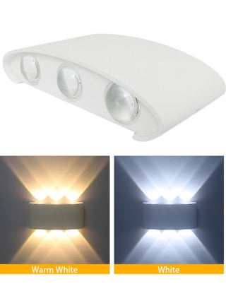 مصابيح شمعدان حائط حديثة LED 6 وات أبيض دافئ 18 × 5 × 9 سنتيمتر أبيض دافئ 18 x 5 x 9سم - v1607615219/N42943389A_6