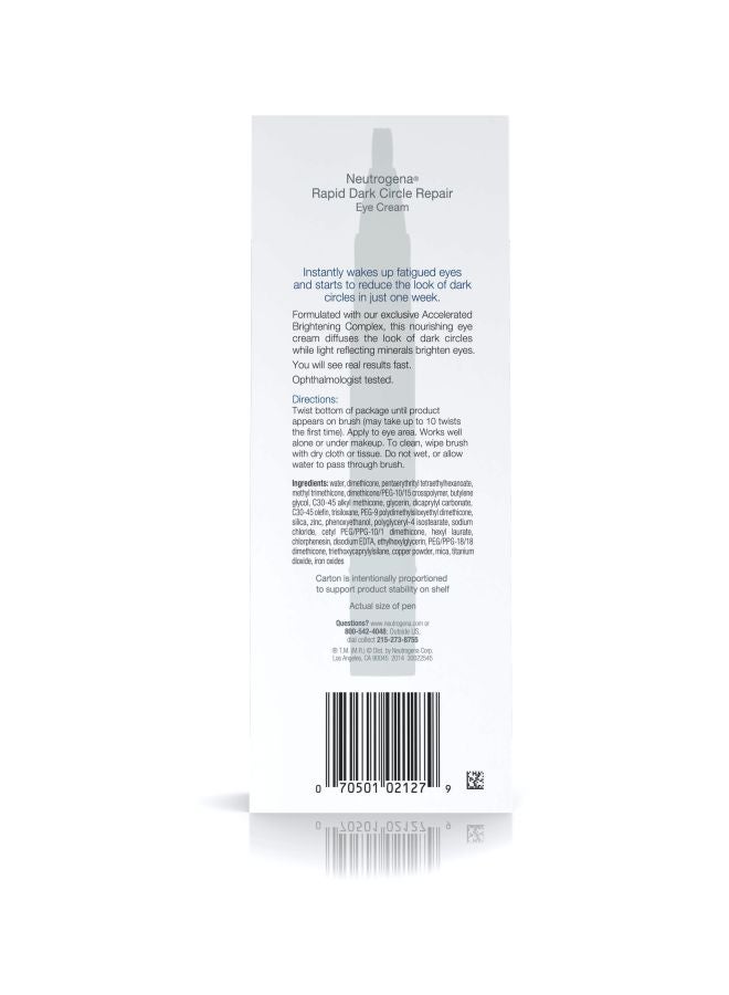 Neutrogena - Rapid Dark Circle Repair Eye Cream 3.9ml - Image 1