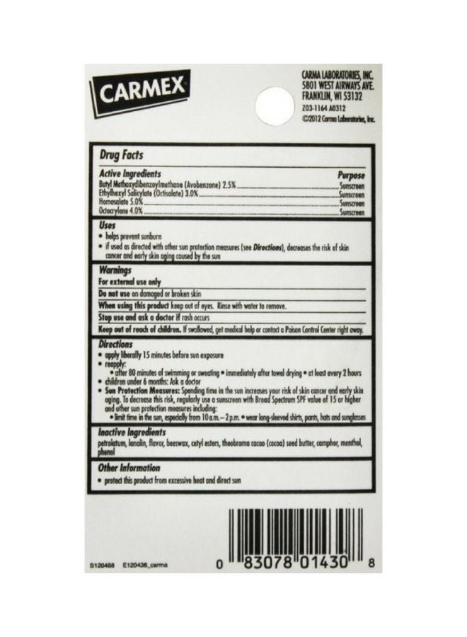 CARMEX Soothing Lip Balm SPF15 - Cherry 10grams  - Image 3