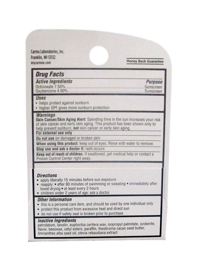 CARMEX Pack Of 12 Moisturizing Lip Balm SPF15 - Image 3