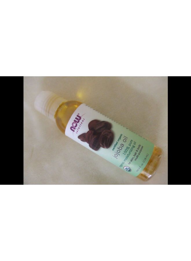 Now Foods - Certified Organic Jojoba Oil 118ml - Image 1