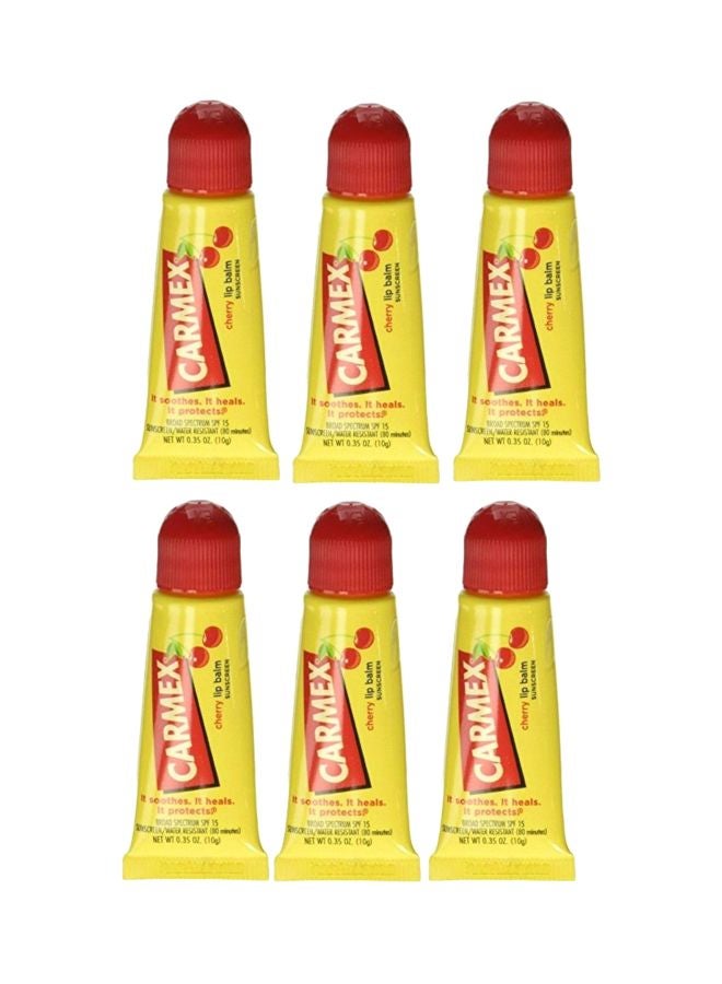 CARMEX 6-Piece Cherry Moisturizing Lip Balm Set