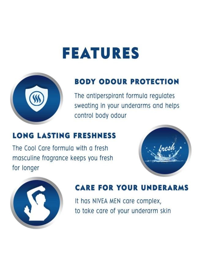 Nivea MEN Cool Kick, Deodorant For Men, Fresh Scent, Roll-On 50ml  - Image 2