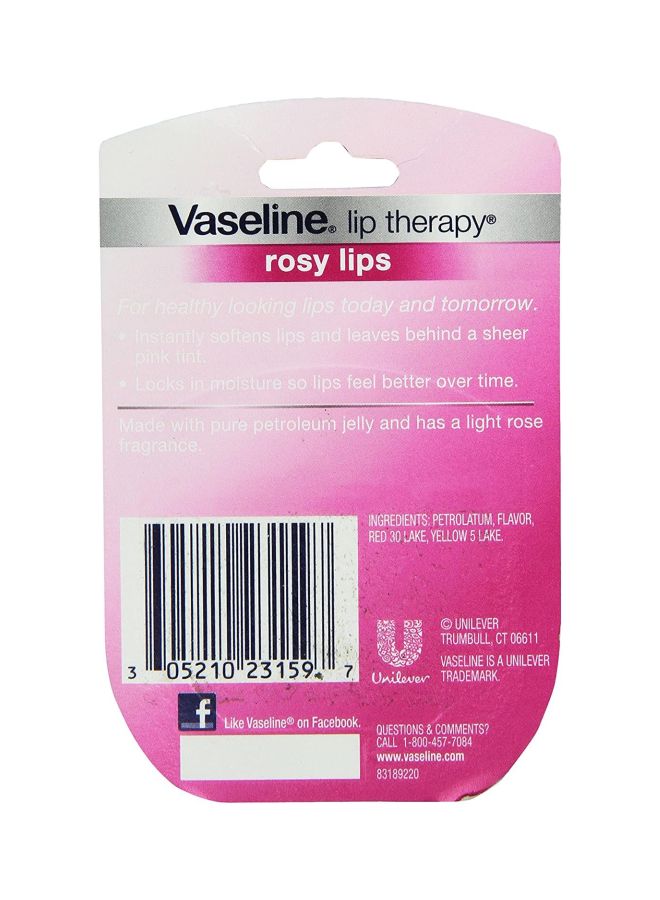 Vaseline - Rosy Lips Lip Therapy Pink 7grams - Image 1
