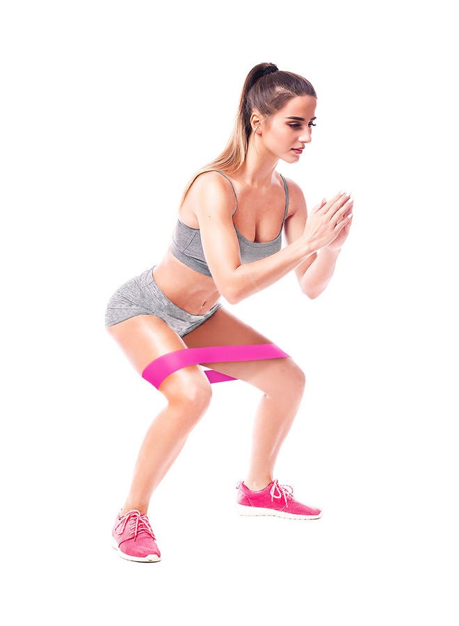 LIXADA - Piece of  4 Sports Exercise Resistance Loop Bands Set 18.00*2.00*11.00cm - Image 1