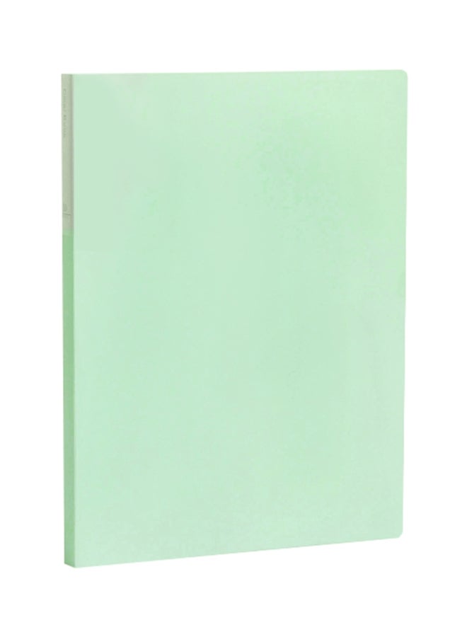 A4 Size Presentation Book with 30-Pocket Sheet Protector Green - Image 1
