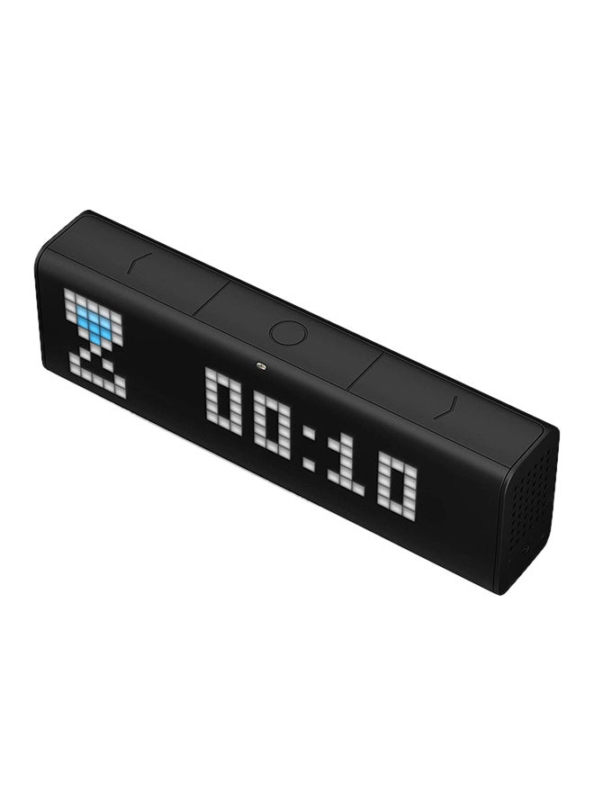 LaMetric - WiFi Connected Clock With LED Indicator Panel Black - Image 1