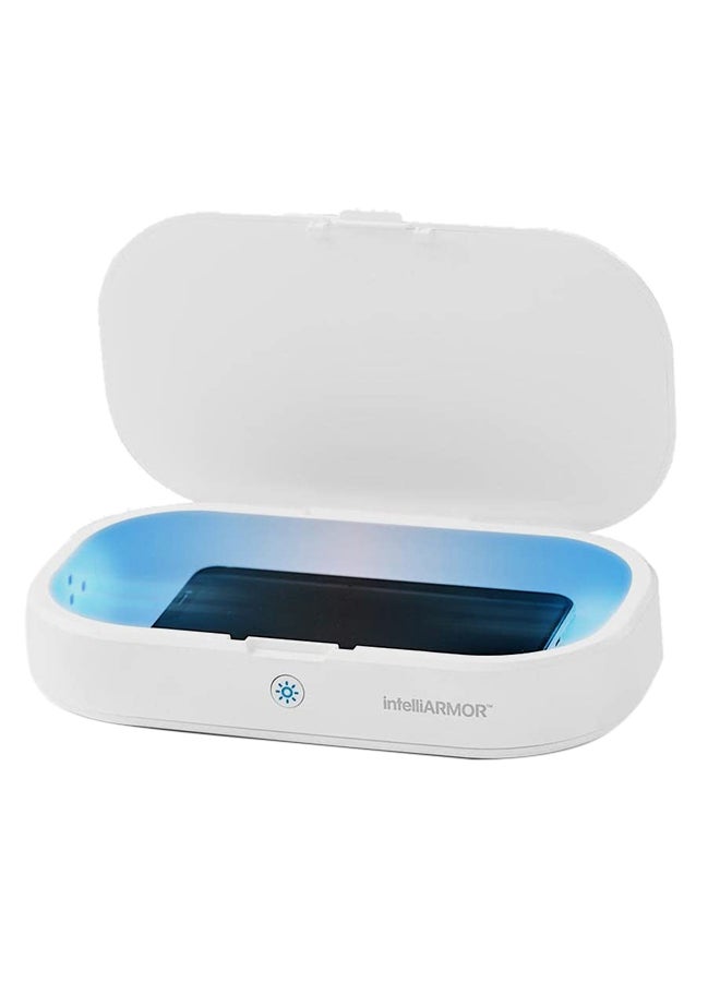 UV Shield+ Universal LED UVC Sterilizer Phone Sanitizer White - Image 1