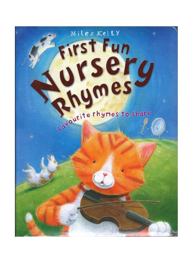 First Fun Nursery Rhymes Paperback English by Miles Kelly - 01032018