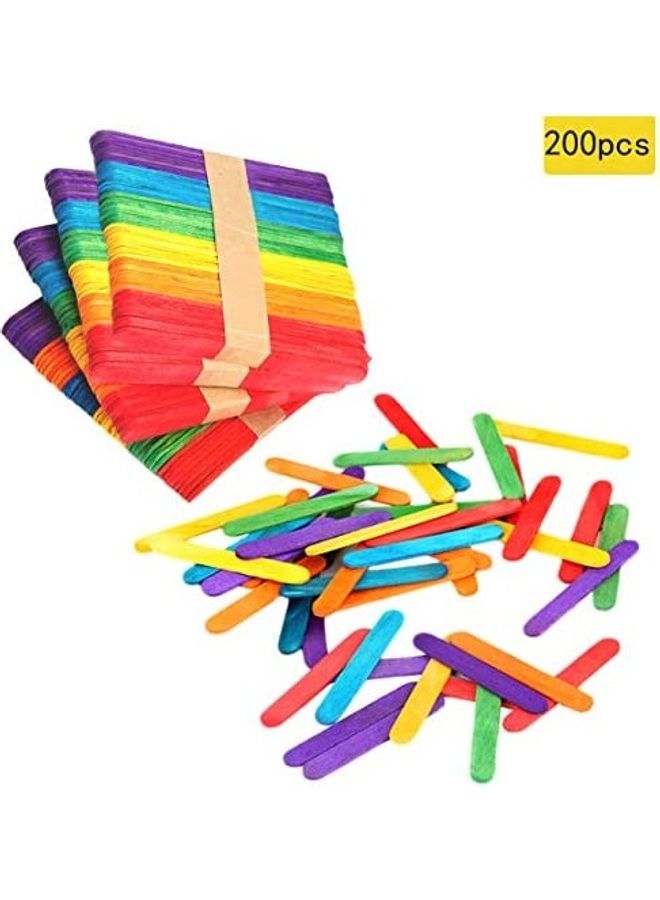 Generic Colorful Craft Sticks Multicolour 