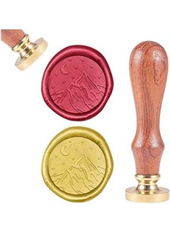 Generic PIRE Wax Seal Stamp Mountain Star Moo Brown 