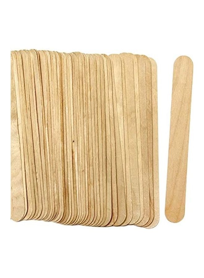 50 Pack Of Jumbo Wooden Craft Sticks Multicolour