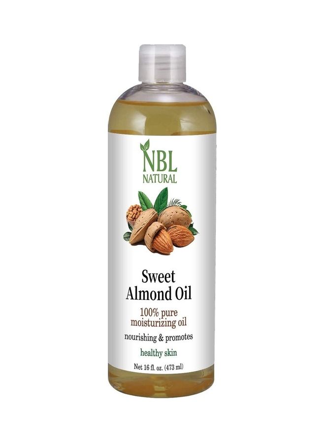 NBL Natural Sweet Almond Oil For Healthy Skin 473 ml - Image 1