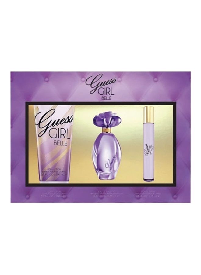 Girl Belle EDT  Mini Set EDT 100 ml, Body Lotion 200 ml, Mini Spray 15ml - v1607635267/N42947739A_1